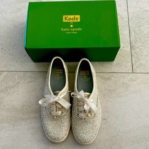 Kate Spade Glitter Sneaker- Size 6